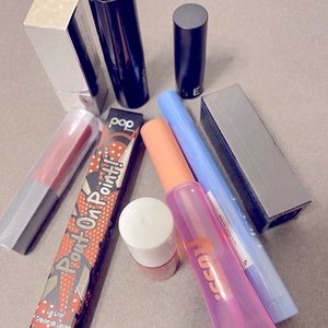 BRAND NEW lot of 9 lipsticks, liners and glosses